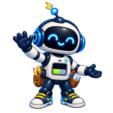 ELLE, PotentELL’s robot guide, waving hello.